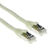 ACT FB7430, 30 m, Cat6a, S/FTP (S-STP), RJ-45, RJ-45, Elfenbein