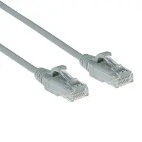 ACT Graues 7 Meter langes LSZH-U/UTP-Cat-6-Datencenter-Slimline-Patch-Kabel mit RJ45-Anschlüssen, 7 m, Cat6, U/UTP (UTP), RJ-45, RJ-45, Grau