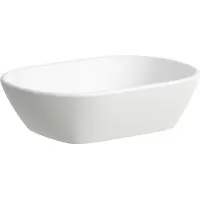 Laufen LUA Waschtisch-Schale, ohne Hahnloch, ohne Überlauf, 500x350mm, H8120834001121, Farbe: Weiß mit LCC