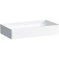 Laufen Living Square Waschtisch-Schale, ohne Hahnloch, ohne Überlauf, 600x340mm, H8114344001121, Farbe: Weiß mit LCC