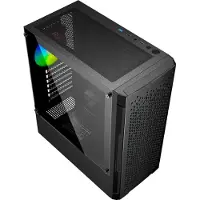 Gembird Fornax 400X - Tower - ATX - Seitenteil mit Fenster (gehärtetes Glas)