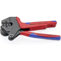 Knipex Crimp-Systemzange 97 43 66 EVO (rot/blau, f?r EVO 2 Solar-Steckverbinder)