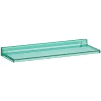 Laufen KARTELL Shelfish Ablage, B/T/H 450/155/40 mm, wandmontiert, H3853300920001, Farbe: Smaragdgrün