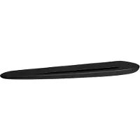 Laufen ILBAGNOALESSI Ablage, mit Handtuchschlitz, 630x175x50mm, H8709727160001, Farbe: Schwarz Matt