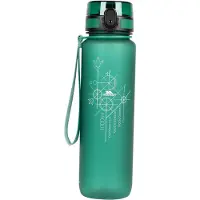 Trespass Novalock - Sports Bottle bright green (BTG) EACH