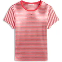 Tommy Hilfiger Tjw Slim Essential T-shirt Red/stripe Größe: S | Hemden Outlet | Damen | Rot