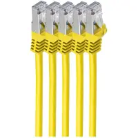 Shiverpeaks BS75511-Y-SET5, 1 m, Cat7, S/FTP (S-STP), RJ-45, RJ-45, Gelb