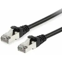 Equip Cat.6 S/FTP Patchkabel, 50m, Schwarz, 50 m, Cat6, S/FTP (S-STP), RJ-45, RJ-45, Schwarz