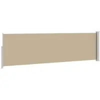 vidaXL Ausziehbare Seitenmarkise Rechteckig 117 x 500 cm Polyester