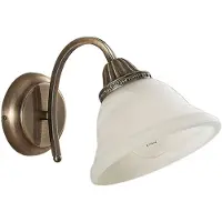 LINDBY Wandlampe MIALINA , dimmbar, bronze / altmessing, für Wohn- / Esszimmer, Wandleuchte, Wandlampe Innen