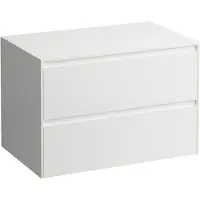 Laufen LANI Schubladenelement, ohne Ausschnitt, 785x495x525mm, H4043101122601, Farbe: Weiß matt