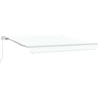 vidaXL Ausziehbare Markise Weiß 300 x 250 x 165 cm