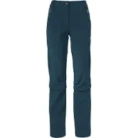 Vaude Women's Farley Stretch Capri T-zip Pants III dark sea (179) 38