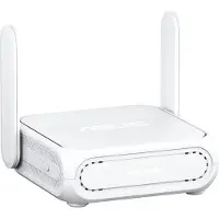 Asus RT-BE58 Go, Wi-Fi 7 (802.11be), Dual-Band (2,4 GHz/5 GHz), Ethernet/LAN, Weiß, Tragbarer Router