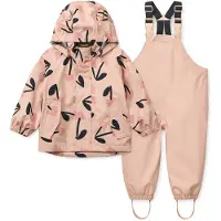 Liewood - Kid's Manu Rainwear Set - Regenset Gr 98 rosa