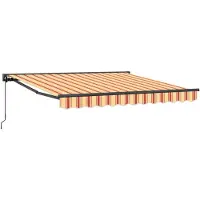 vidaXL Markisenrahmen Mehrfarbig 350 x 250 cm