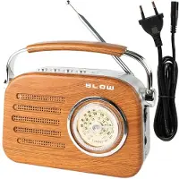 BLOW 77-532#, Tragbar, Analog, AM, FM, 87,5 - 108 MHz, 530 - 1600 kHz, Holz