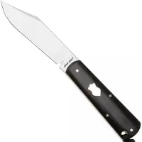 Jack Wolf Knives Jack Wolf Gateway FIXedc GATEW-FX-01-EBONY Satin Sandvik 14C28N, Ebony Wood, Fahrtenmesser
