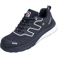 Elysee Sicherheitshalbschuh CUSHIONPRO Core S1PS FO SR SC ESD Gr. 47 schwarz