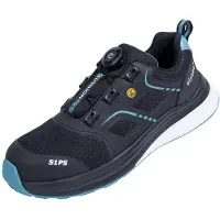 Elysee Sicherheitshalbschuh CUSHIONPRO Flex II S1PS FO SR SC ESD Gr. 41 schwarz/petrol