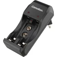 Camelion Stecker-Ladegerät BC-1091 für 1-2 AA oder 1-2 AAA oder 1x 9V Block Ni-MH Akkus