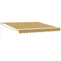 vidaXL Ausziehbare Markise Mehrfarbig 300 x 250 x 165 cm