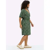 Sheego Sommerkleid "Jersey-Kleid" Eingrifftaschen