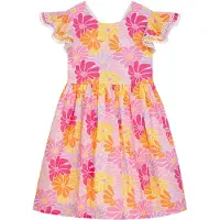 DANAMADE Sommerkleid "Dresses DRUBY", Mädchen, Gr. 122, orange, Obermaterial: 100% Baumwolle. Futter: 100% Baumwolle, Kleider Sommerkleid