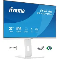 Iiyama ProLite XB2797QSU-W1, 68,6 cm (27"), 2560 x 1440 Pixel, Quad HD, LED, Weiß