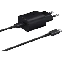 Samsung USB-C Schnellladegerät 25W mit USB-C Ladekabel 1,2m - Schwarz