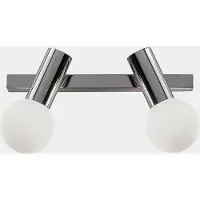 LEDS-C4 Mist Bad-Wandleuchte - 18 W, 478 lm, IP44, Silber