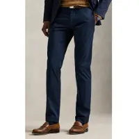 Ralph Lauren für Herren. 710778778002 Elastische Chino-Hose Slim Fit gewaschen marineblau (40/34), Lässig, Baumwolle