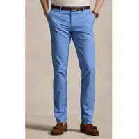 Ralph Lauren für Herren. 710B22623002 Chino-Hose Greenwich Slim Fit blau (31/34), Lässig, Baumwolle, Klassisch
