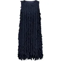 Vera Mont Cocktailkleid "Cocktailkleid ohne Arm", Damen, Gr. 46, EURO, blau (night sky), Obermaterial: 100% Polyester PES., Kleider Cocktailkleid
