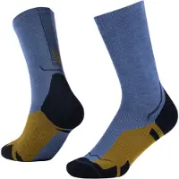 Buff - Merino Lightweight Crew Sock LWC4 - Merinosocken Gr 42-44 blau