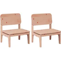 vidaXL Gartenstühle 2 Stk. 60x52,5x72 cm Massivholz Douglasie