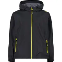 CMP , Kid Jacket Fix Hood, Boy,Anthrazit Limonade,116