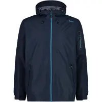 CMP Man Jacket Fix Hood N950 Black Blue 58