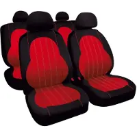 Lampa Alissa Sitzschonbezug Vorne und Hinten Universal Polyester Rot Sitzbezug
