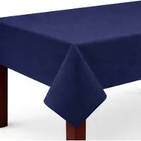 BC-Agentur Bestlivings Gartentischdecke ( 130x160cm / Navy ) Weichschaum – wetterfeste Outdoor Tischdecke mit Paspelband, rutschfest & abwischbar – ideal für Garten, Balkon & Terrasse