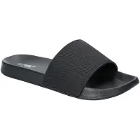 American Club NH211, Herren Pantoletten leicht Badeschuhe Schaumstoff rutschhemmend bequem, Schwarz 41