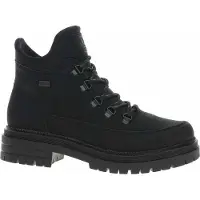 Rieker Damen Stiefelette mit elastischem Abschluss Plateau und Tex Membran Y3158, Größe:38 EU, Farbe:Schwarz