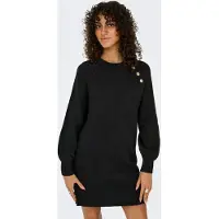 ONLY "ONLEMMA LIFE LS BUTTON ONEC DRESS CC KNT" mit Zierknöpfen