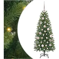 vidaXL Künstlicher Weihnachtsbaum Grün 120 cm PE und PVC