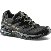 La Sportiva Ultra Raptor II Leather GTX, Mountain Hiking, Man, Shoes, Low Cut, K00N11 Black/Cedar, 46 -