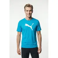 Puma Teamrise T-Shirt Herren - Hellblau
