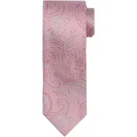 Suitable Krawatte Seide Paisley Rosa