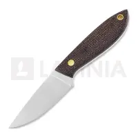 Brisa Bobtail 80 Messer, bison micarta, flat