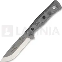 Tops knives B.O.B. Fieldcraft 154CM graues/schwarzes Micarta BROS-154-BLM