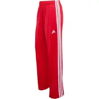 Adidas Sporthose SPORTSWEAR "DAYREADY, WEITES BEIN", Damen, Gr. L, N-Gr, rot (pure ruby, normal, gr.), Obermaterial: 100% Polyester, Hosen Sporthose